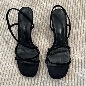 Zara strappy low heel sandals size 38, worn once